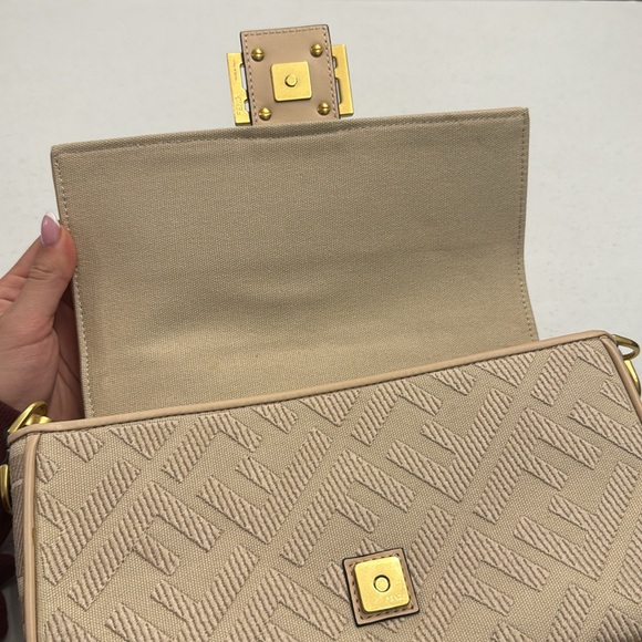 Fendi Baguette NM Bag Zucca Embroidered Canvas - Picture 8 of 14